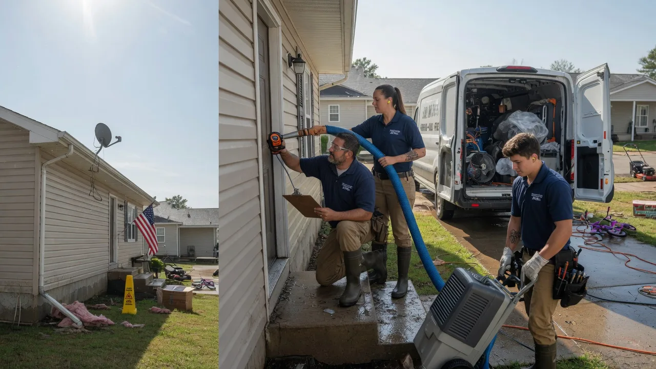 Ceiling Water Damage Restoration in Lakeland, LA near me